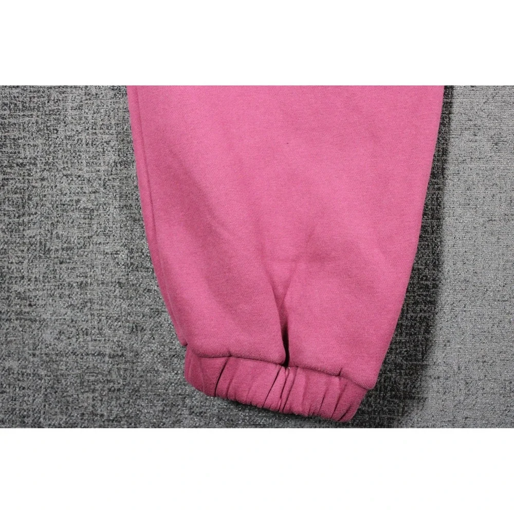 Comfrt Good Days Ahead Magenta Pink Fleece Jogger Sweatpants Mens Large L